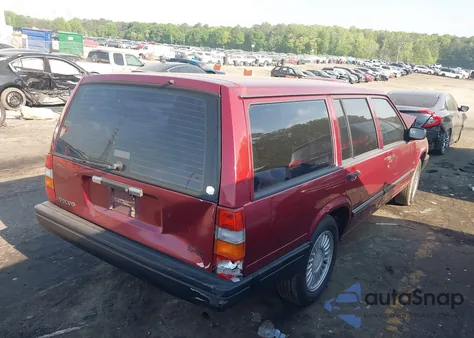 1995 Volvo 940 из США, поврежденный, VIN YV1JW8611S3132486
